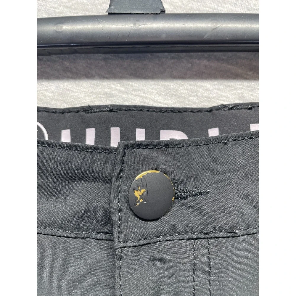 Hurley All Day Stretch Hybrid Shorts Mens W41 Black Quick Dry Moisture Wicking